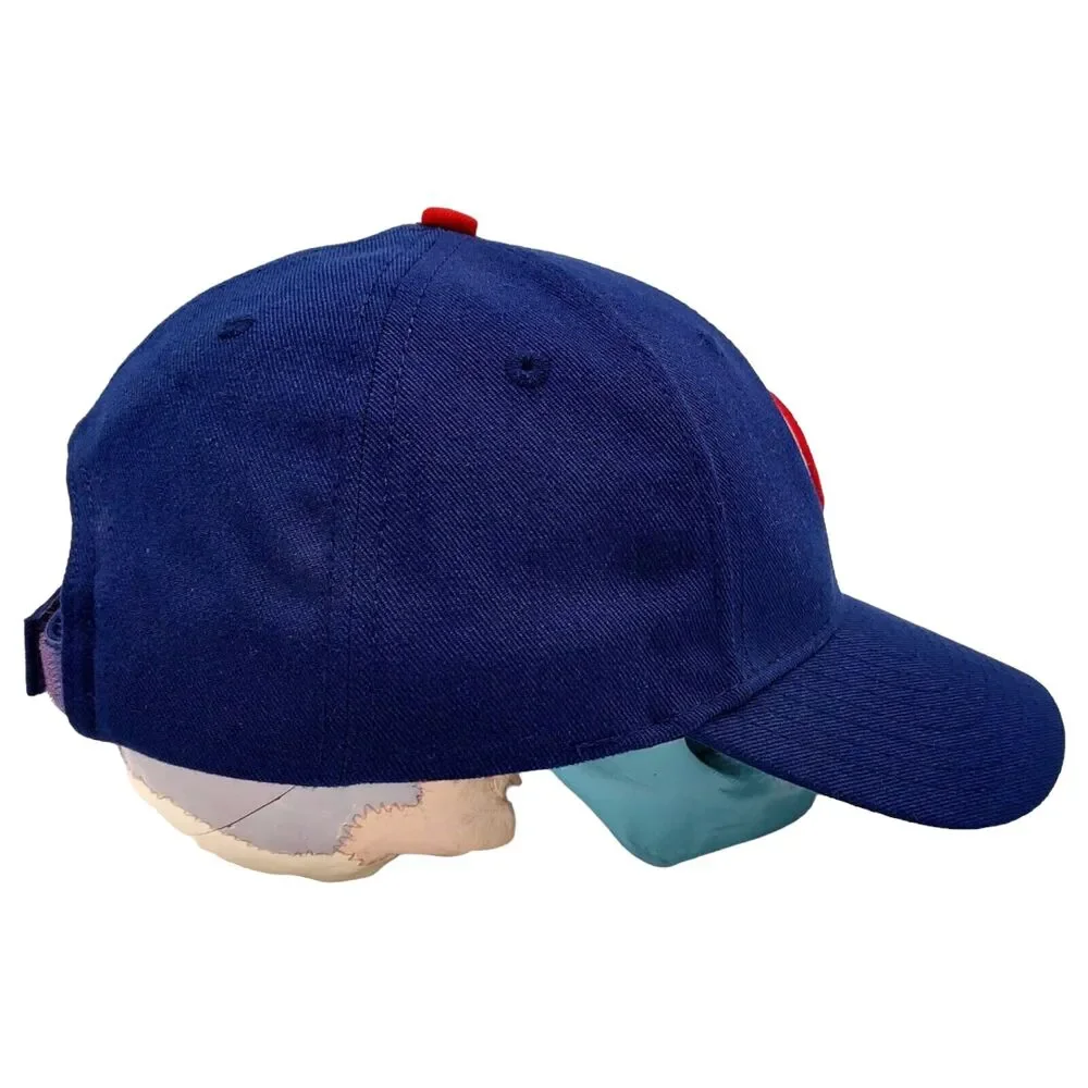 Clean New Era Chicago Cubs Blue Cap Hat Genuine Merchandise Acrylic/Wood Blend